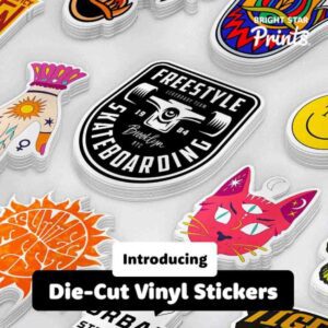 Die-Cut Vinyl Stickers